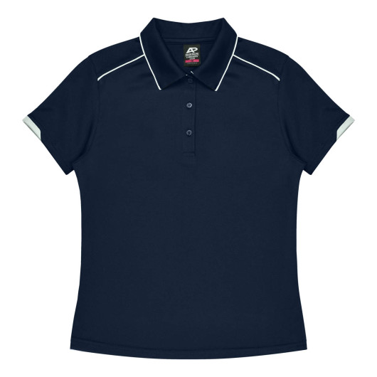 Hamilton Womens Polos Navy White